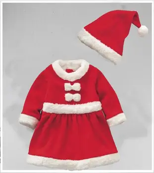 Deti, Vianoce Vyhovovali Krásne Výkon Kostýmy Chlapci Dievčatá Santa Claus Cosplay Dievča Šaty S Klobúkom Kostýmy Oblek