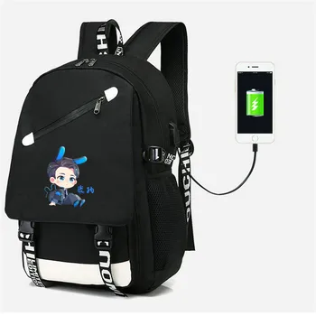 Detroit Stať Ľudských Batoh rk800 USB taška na Rameno travel Školské tašky USB Módne teenagerov Bežné Laptop taška
