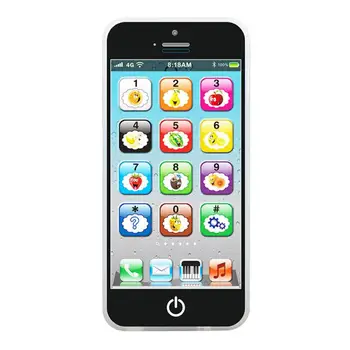 Detské Simulácia Mobilný Telefón Dotykový Displej Vzdelávacie Hračky Hudobné Svetlá anglický Raného Vzdelávania Stroj Detí Dary