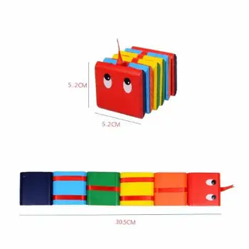 Detské vzdelávacie hračky drevené klapka hračky na rozvoj dieťa farba kognitívne hračky Cvičenie Hand-eye koordináciou Hry hračky LYQ