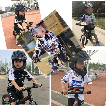 Detský Cyklistický Dres Lete Priedušné Cyklistické Oblečenie Bicykli, Vonkajší Sportwear Ropa Ciclismo Deti Cartoon Jersey Bicykli
