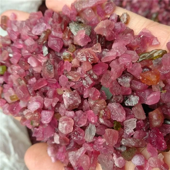 DHX SW najvyššej kvality veľkoobchod suroviny ružový turmalín crystal prírodné mini kamene drsné nugety čipy reiki liečenie drahokam darček