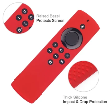 Diaľkové Kryt Prípade Požiaru TV Stick Lite Diaľkové Ovládanie Ochranné Shockproof Silikónové Diaľkové Prípade