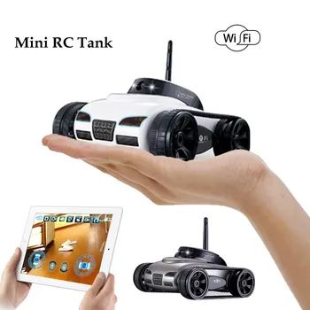 Diaľkové Ovládanie Hračky RC tank 777-270 Mini WiFi RC Auto s Kamerou Podporu IOS telefón Android, v Reálnom čase Prenos RC Tank FSWB
