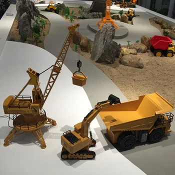 Diaľkové Ovládanie Simulácie Žeriavové Konštrukcie Hračky Rc Žeriav Veža Rc Truck Model Hračky 360 Stupňové Otáčanie žeriava piesku hračka dary