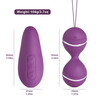 Diaľkové Ovládanie Vibračné Vajíčko pre Ženy Vaginl Tesný Vykonávať Kegel Gule Ben Stenu loptu Klitorisu Simulátor Dospelých, Sexuálne Hračky
