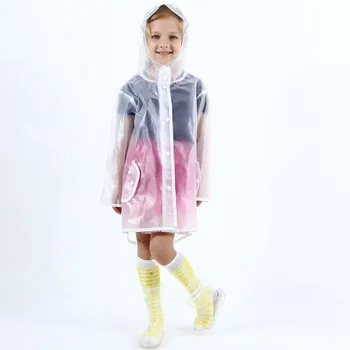Dieťa Dievča Transparentné Nepremokavé Daždi Kabát Polyester Chlapcov, Oblečenie, Móda, Pršiplášť Deti, Baby, Dievčatá Bunda, Kabát Rainsut