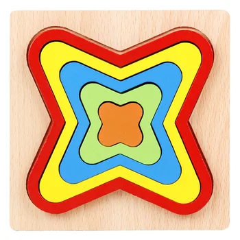 Dieťa Geometrické Poznania, Drevené Hračky, Puzzle Doska Zodpovedajúce Dieťa Osvietenie Raného Vzdelávania hračky M008