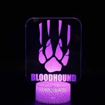 Dieťa LED Nočné Svetlo APEX Legendy Hrdina Logo Nočného pre Deti Spálňa Wraith Pathfinder Lúh Bloodhound Led Nočné Lampy