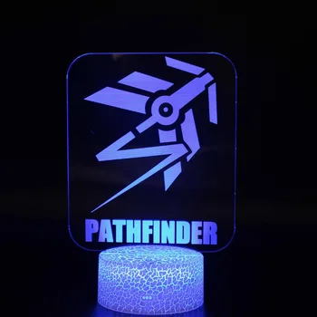 Dieťa LED Nočné Svetlo APEX Legendy Hrdina Logo Nočného pre Deti Spálňa Wraith Pathfinder Lúh Bloodhound Led Nočné Lampy