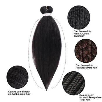 DIFEI Jumbo Braid Háčkovanie Vlasové Sieťky, 100 g / kus Tepelne Odolných Syntetických Vlákien predlžovanie Vlasov háčkovanie opletenie pre ženy