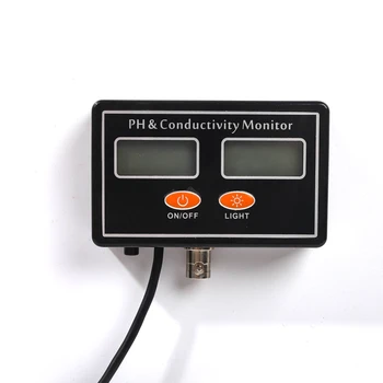 Digital on-Line PH ES Monitor 0.01 Vodivosť Kvality Vody Tester 2in1LCD pH ES Monitorovanie v Reálnom čase pre Ryby Nádrž Akvárium
