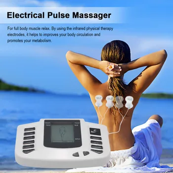 Digitálne Elektrické Stimulátor Svalovej Terapie Masér celého Tela Relaxovať Elektronický Impulz Stimulátor Terapia Tool Kit US/EU Plug