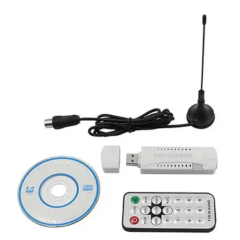 Digitálny DVB-T2, DVB-T, DVB-C, USB 2.0 TV Stick HDTV Prijímač s Anténou Diaľkové FM DAB SDR HD USB Dongle pre Windows PC, Notebook