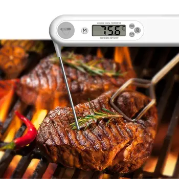 Digitálny Okamžité Prečítajte si Mäso Teplomer s Podsvietenie LCD Super Dlhé Sonda Kuchyňa Gril BBQ Varenie, Pečenie Potravín Thermometure
