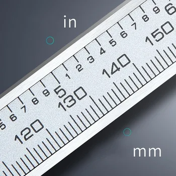 Digitálny Strmeň z Nerezovej Ocele Elektronické Vernier Strmene 6Inch 0-150mm Kovové Mikrometer na Meranie Strmeň Meradiel