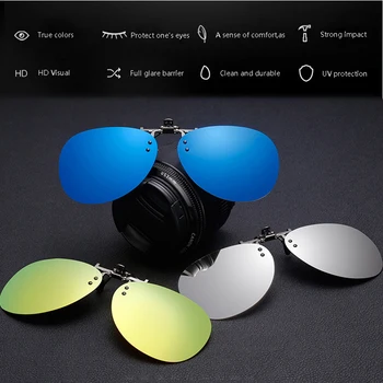 DIGUYAO Mužov 2020 vysokej kvality UV400 Muž Polarizované Kovové flip up klip na okuliare Ženy pôvodnej Značky box sur lunette de soleil