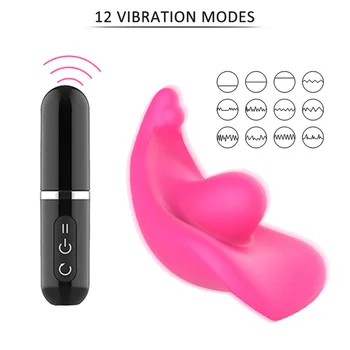 Dildo Vibrátor Sexuálne Hračky pre Ženy, Rúž, Diaľkové Ovládanie Vibračné Vajíčka G Mieste Stimulátor Pošvy Masér Klitorisu Vibrátory