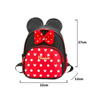 Disney Deti Mickey Minnie Mouse Chlapci Dievčatá Študentské Batohy Školské Tašky Roztomilé Deti Cartoon Tašky Cestovný Batoh