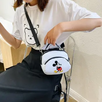 Disney je nové príležitostné program messenger taška dievča študent plátené tašky cartoon taška cez rameno wild Japonský malé námestie, taška