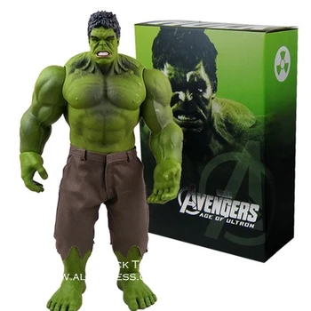 Disney, Marvel Avengers Hulk 42cm Akcie Obrázok Anime Mini Dekorácie PVC Zber Figúrka Toy model pre deti darček