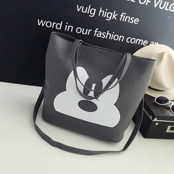Disney Mickey Mouse lady cartoon ramenný messenger taška módne kabelky, oblečenie vysokou kapacitou skladovania darčeková taška
