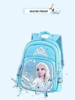 Disney Mrazené Školské Tašky pre Dievčatá Elsa Anna Primárne Študent Ramenný Batoh, Veľká Kapacita Vody Dôkaz Teenage Darček Mochilar