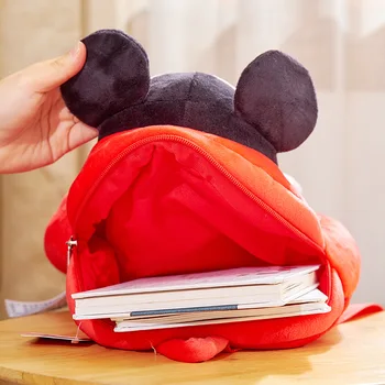 Disney Oblečenie pre Bábiky detský Batoh Mickey Mouse, Minnie Taška Donald Duck Steh Medvedík Pú Chlapec Detí Aktovka Darček