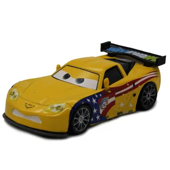 Disney Pixar Cars 2 3 Jeff Gorvette Kovové Diecast zliatiny klasický model autíčka pre deti darček 1:55 Zbrusu Nové hračky Na Sklade