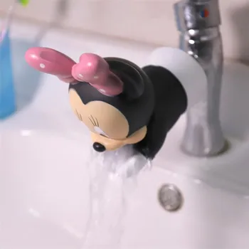 Disney Steh medveď hnedý Kohútik Extender pre Úsporu Vody, Cartoon Kohútik Rozšírenie Nástroj na Pomoc Deťom Umývanie rúk Kúpeľňa Kuchyňa