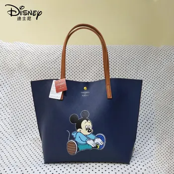 Disney Zimné Nové FAREBNÉ Ženy Taška Mickey Minnie Mouse Rameno, Kabelka Luxusné Kabelky Ženy Tašky Dizajnér Ramenný Tote Bag