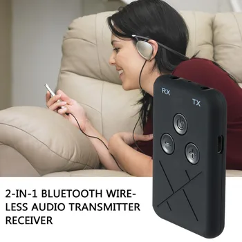 DISOUR Bezdrôtový Vysielač, Prijímač 2 V 1, 3,5 mm Jack Audio Hudbu Stereo Bluetooth Adaptér Vysielač Pre TV Receptor Pre Auto