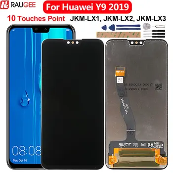 Displej Pre Huawei Y9 2019 JKM-LX1 LX2 LX3 LCD 10 Dotkne Bodu Obrazovky Náhradná Pre Huawei Y9 2019 Obrazovky Montáž 6.5 palcový