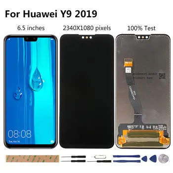 Displej Pre Huawei Y9 2019 JKM-LX1 LX2 LX3 LCD 10 Dotkne Bodu Obrazovky Náhradná Pre Huawei Y9 2019 Obrazovky Montáž 6.5 palcový