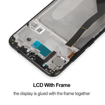 Displej Pre Xiao Redmi Poznámka 7 Dotykový LCD Displej s Rámom Digitalizátorom. Sklenený Panel Pre Redmi Poznámka 7 Pro Lcd Náhradné Displej