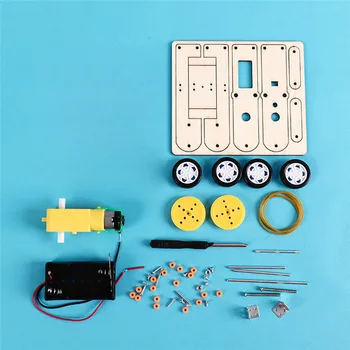 DIY Bionic Červ Plazenie Robot Model Vedecký Experiment Hračky, Stavebnice Vedy Projektu po celom Svete Vzdelávania Hračky pre Deti