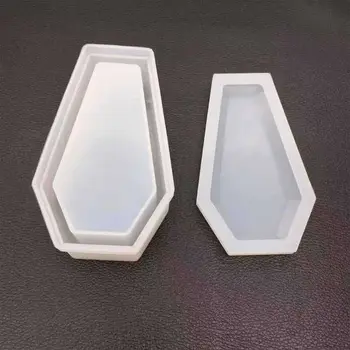 DIY Crystal Epoxidové Formy Úložný Box Formy Tmavé Upír Rakva Vysoké Zrkadlo Remesiel Tvorby Plesní