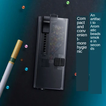DIY Filter Kapsule Push Box Prenosný Cigariet Výbuch Korálky, Tlačné Praskla Perličiek Cigariet Maker Jednoduché Použitie Fajčenie Príslušenstvo