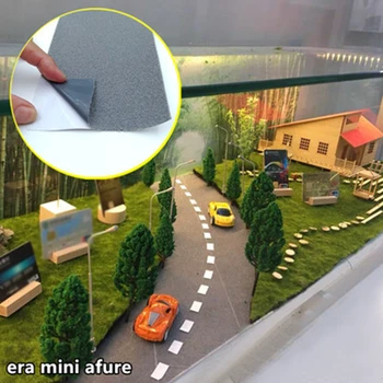 DIY Pre Miniatúrny Model Vymeniteľné Návštevnosť Nálepky Vzdelávacie Deti Scény Ulici PVC autíčka Cestnej Pásky Závodnej dráhe Diaľnice