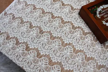 DIY príručka módne oblečenie príslušenstvo Európe čipky textílie 150 CM Kosti vlákno bavlny rias čipky opony šaty Materiálu