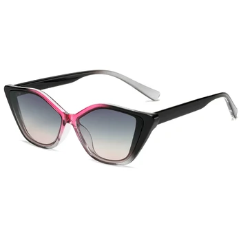 Dizajn značky Cat Eye slnečné Okuliare Ženy Retro Slnečné Okuliare Lady UV400 Luxusné Slnečné okuliare, Odtiene Okuliare Oculos de sol