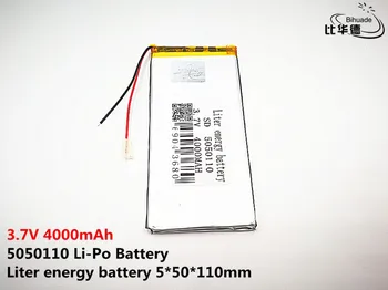 Dobrý Qulity 3,7 V,4000mAH 5050110 Polymer lithium ion / Li-ion batéria pre tablet pc BANKA,GPS,mp3,mp4