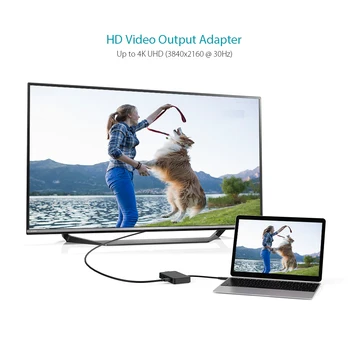 Dodocool 6-v-1, usb-c hub typ-c 4K video HD 1000Mbps rj45 gigabit ethernet adaptér usb 3.0 2.0 hub pre Notebooky TV MacBook Pro