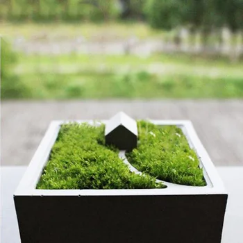 Dom model cementu kvetináče silikónové formy na betón bryophyte povodí formy micro krajiny moss bonsai stôl dekorácie