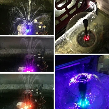 Domov Ponorné Vodné Čerpadlo akvárium Hydroponické Studne, Jazierko S LED Svetlo Náustok Príslušenstvo Akvárium Nízka Hlučnosť Prísavky