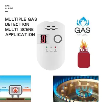 Domov Propán Senzor Upozornenie LPG SKVAPALŇOVANIE Uhlia, Zemného Plynu Detektor Úniku monitor Bezpečnosti Detektora Alarm