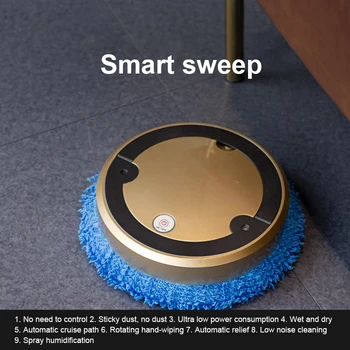 Domov UV Dezinfekcia Smart Zametanie Robot Vysávač Podlahový Auto Metla Nízka Hlučnosť Dvojité Čistiaci Sprej Zvlhčovanie