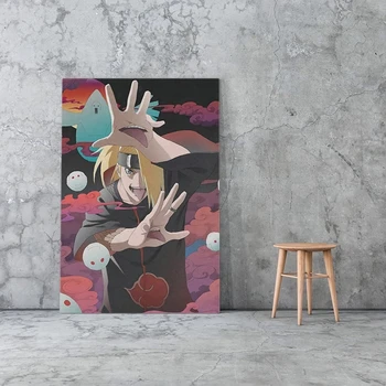 Domáce Dekorácie Plátno Anime Úlohy Maľovanie Deidara Akatsuki Obrázky Wall Art Hd Vytlačí Modulárny Č Rám Plagát Na Obývacia Izba