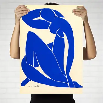 Domáce Dekorácie Vytlačiť Plátno Umeleckých Obrazov Na Stenu Plagát Plátno Potlače Obrazov Francúzskej Henri Matisse Modrá Nuda
