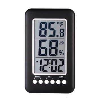 Domáce LCD Digitálne Teplota Vlhkosť vzduchu Meter Vnútorný vlhkomer Teplomer